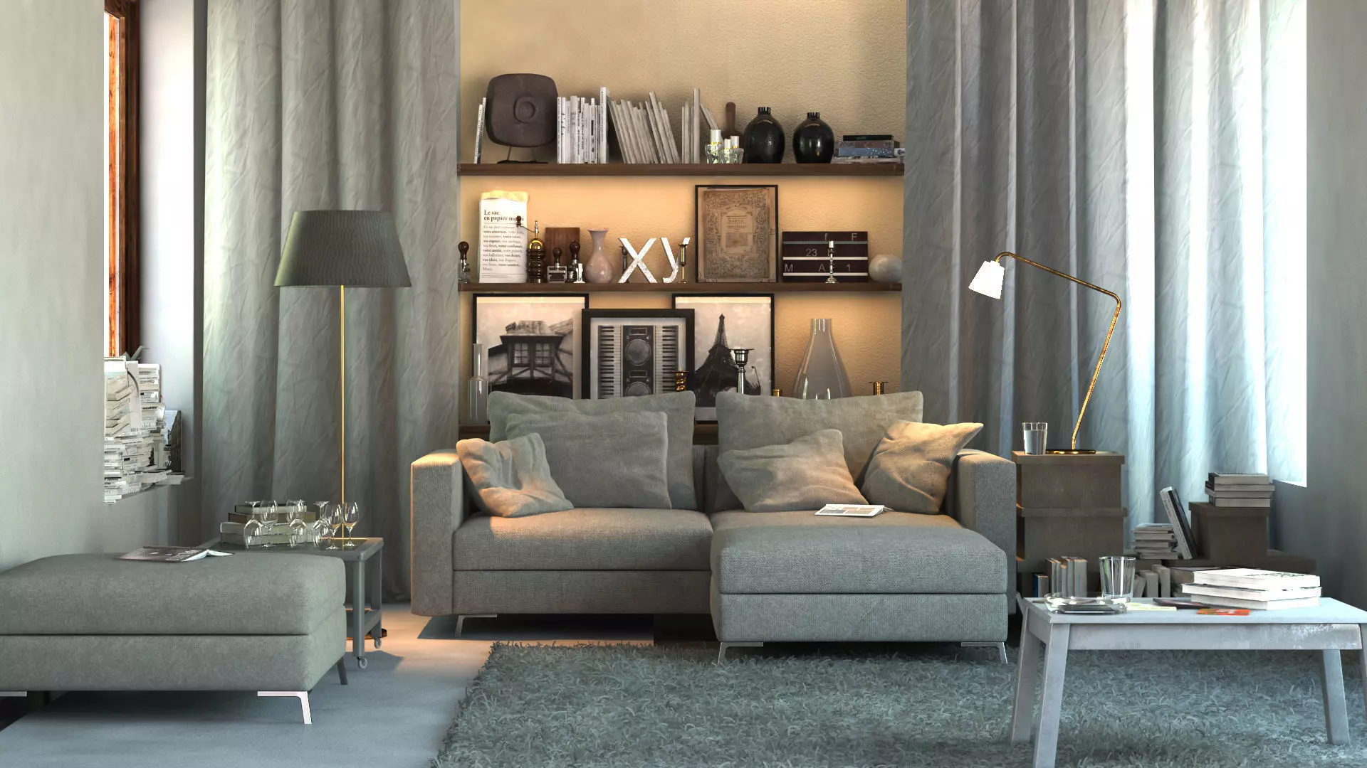 Light Interior 3D model_0