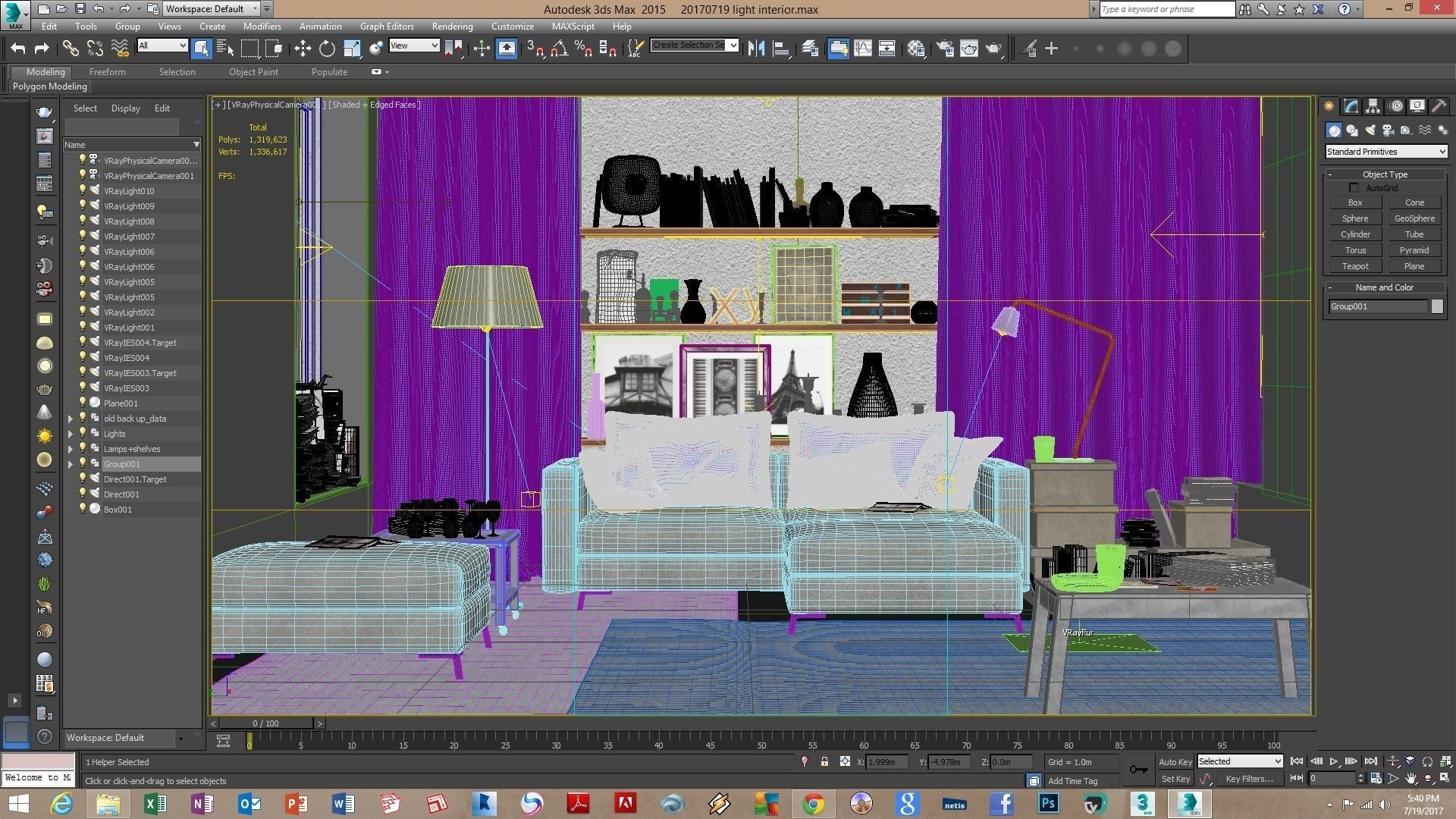 Light Interior 3D model_7