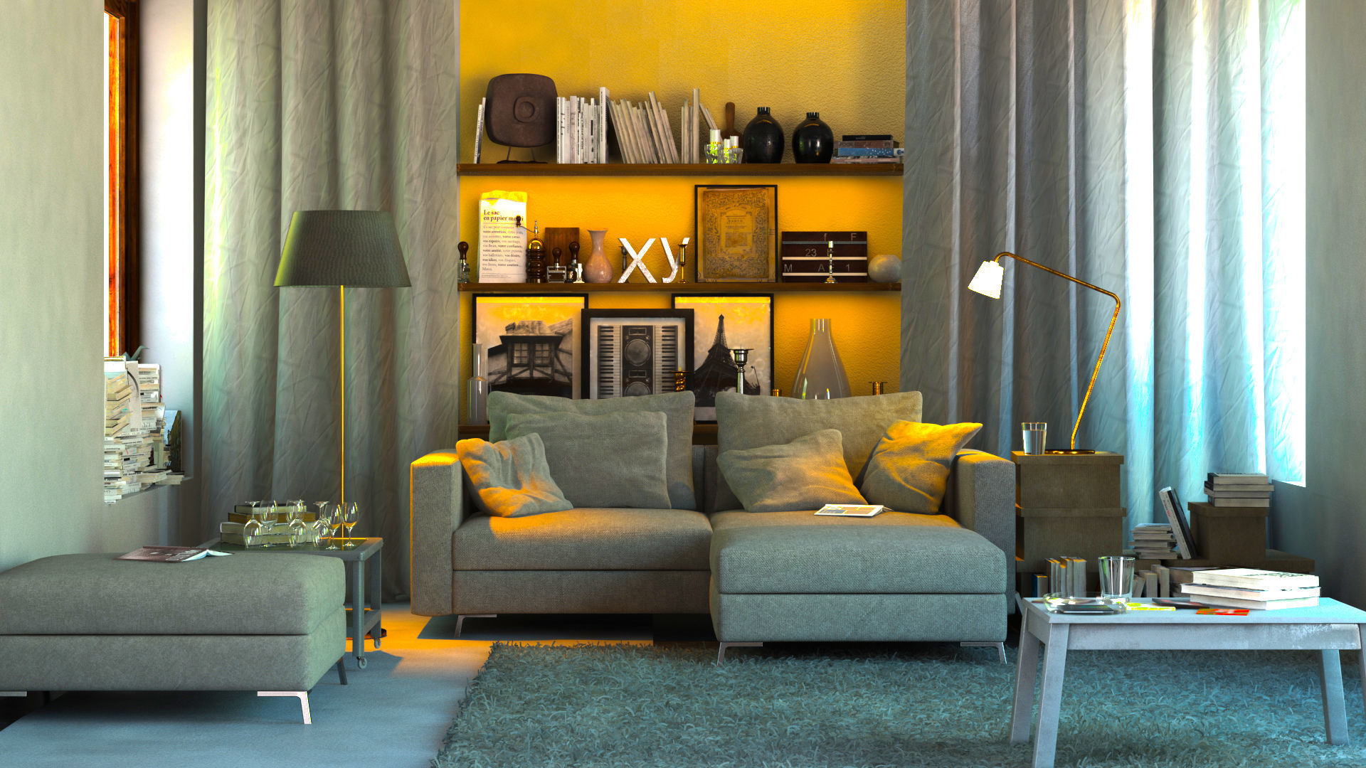 Light Interior 3D model_4