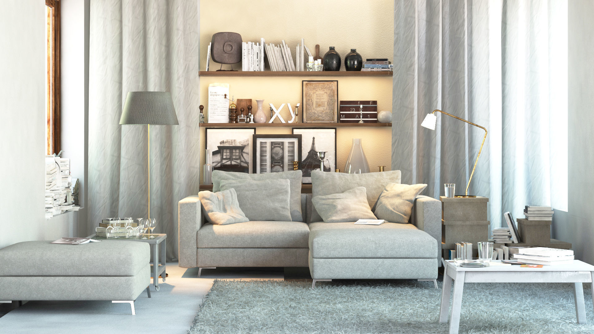 Light Interior 3D model_1