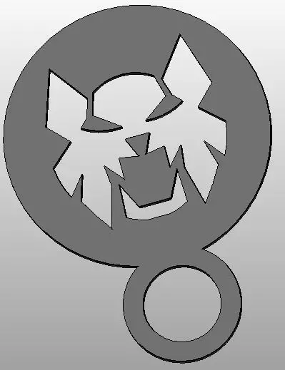 coffee Stencil - Tiger Free 3D print model