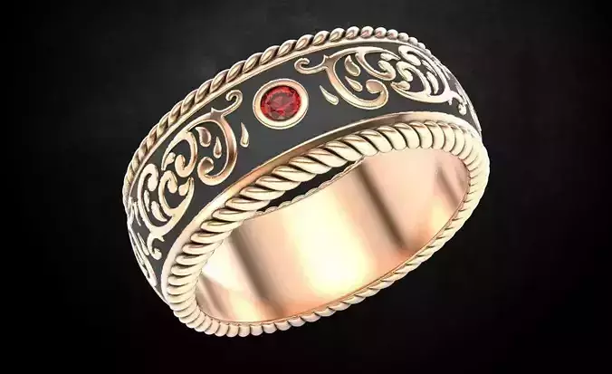 Ring feshion 80 3D print model