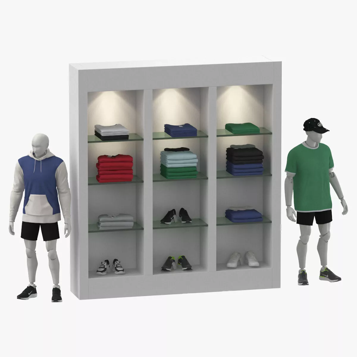 Clothing Store Setup 07 3D model