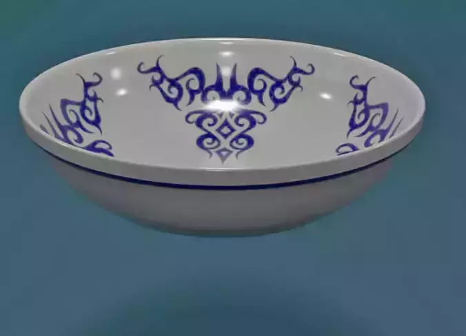 Bowl Decorative 01 3D model Bowl Decorative 01 3D model