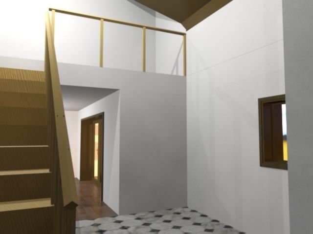 Suburban house 3D model 3D model_4