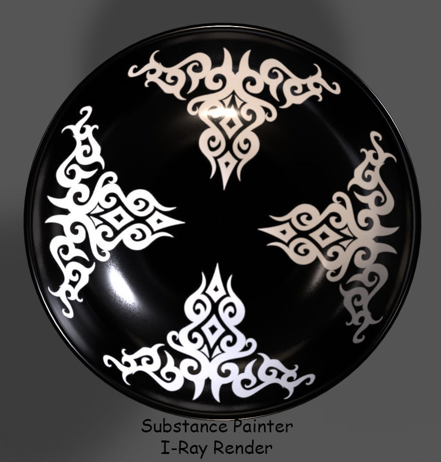 bowl Decorative 02 3D model_4