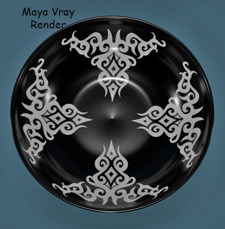 bowl Decorative 02 3D model_2