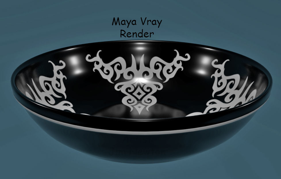 bowl Decorative 02 3D model_1