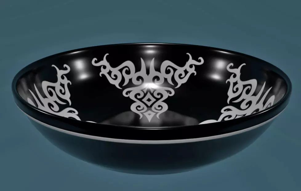 bowl Decorative 02 3D model_0