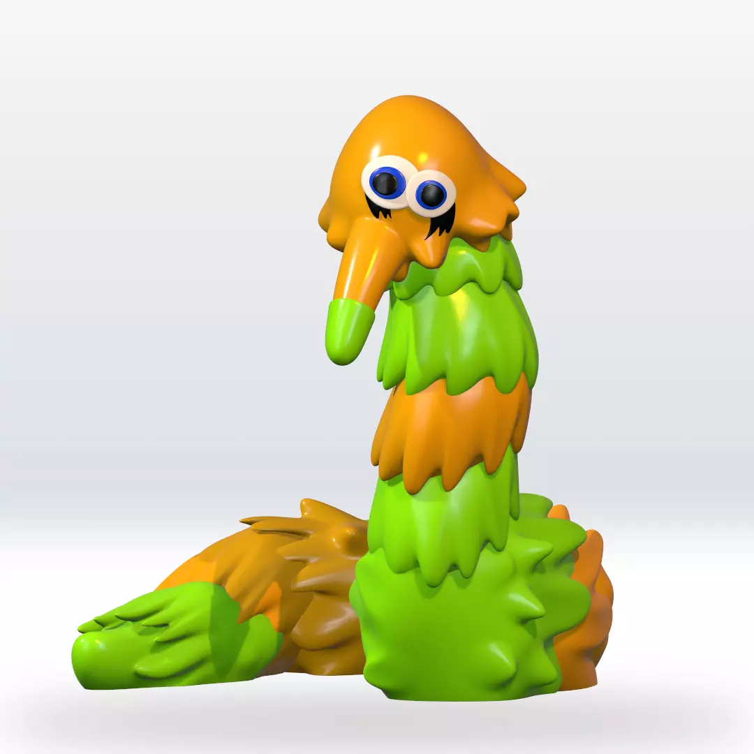 Wormo The Amazing Digital Circus 3D Model Stl file 3mf 3D print model