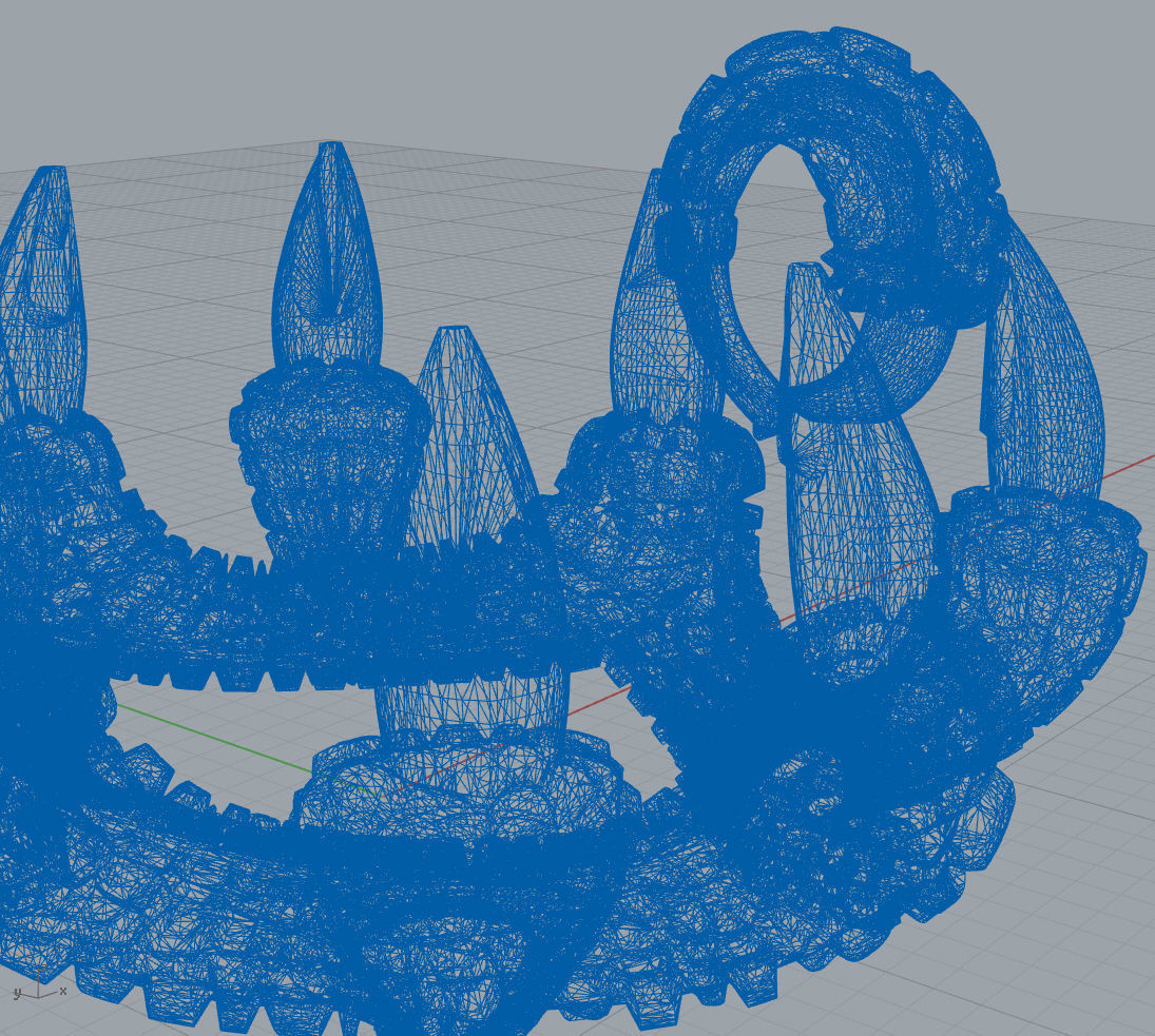 Dragons Claw Pendant -  original  3D print model_8