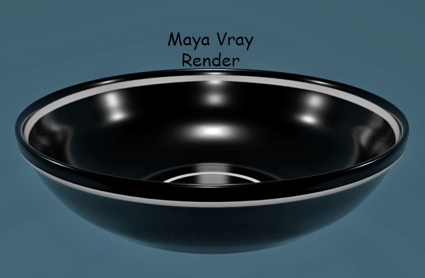 bowl Decorative 03 3D model_1