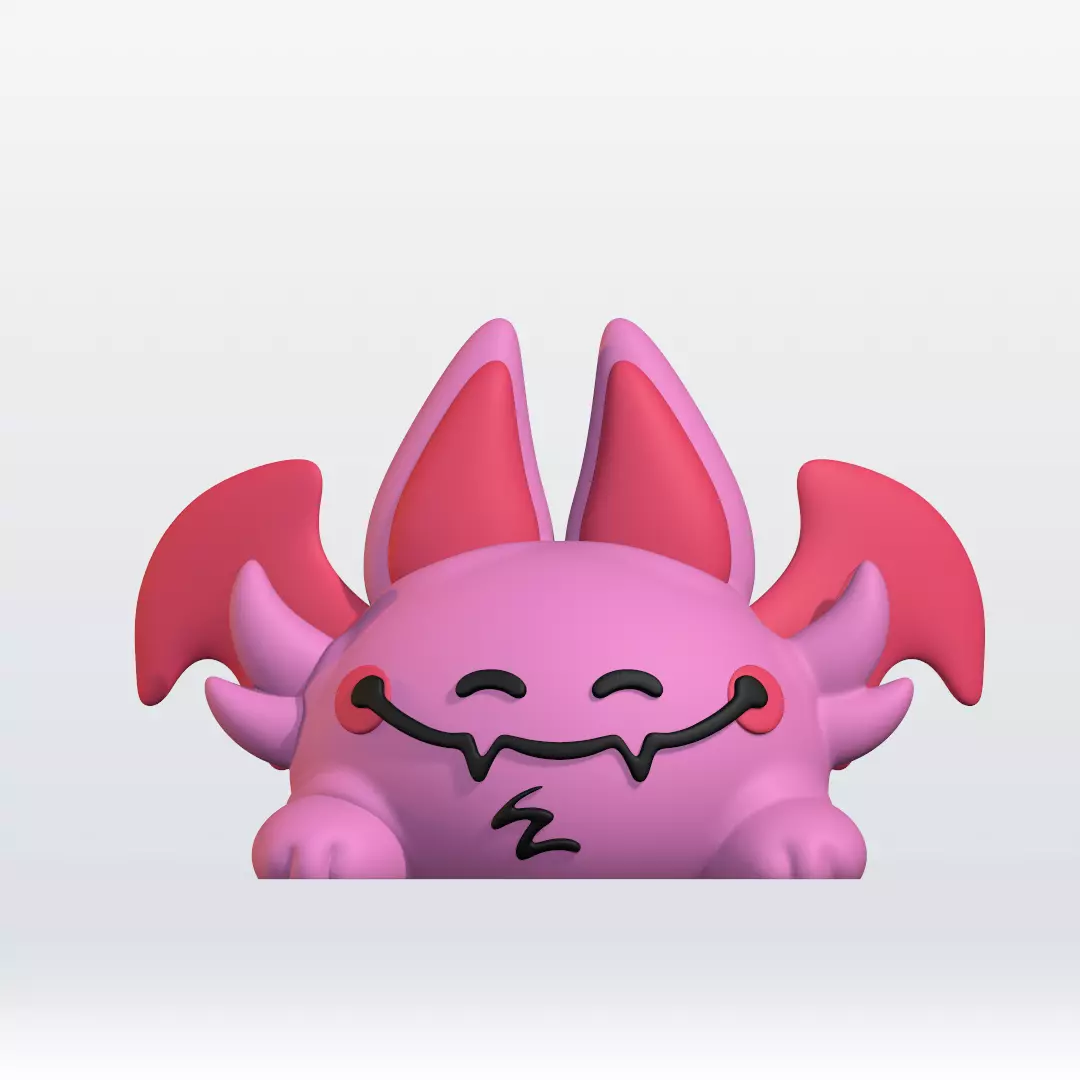 Blushy Bat Trinkets from Dandys World 3D Model 3D print model