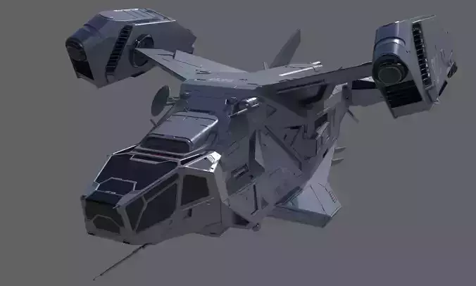 Space Ship C 3D model