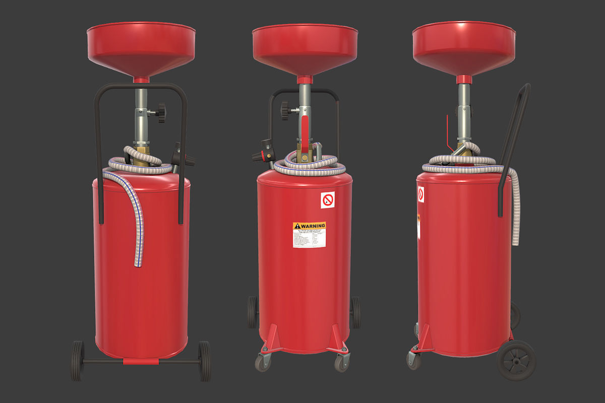 Autoservice Props Pack Low-poly 3D model_18