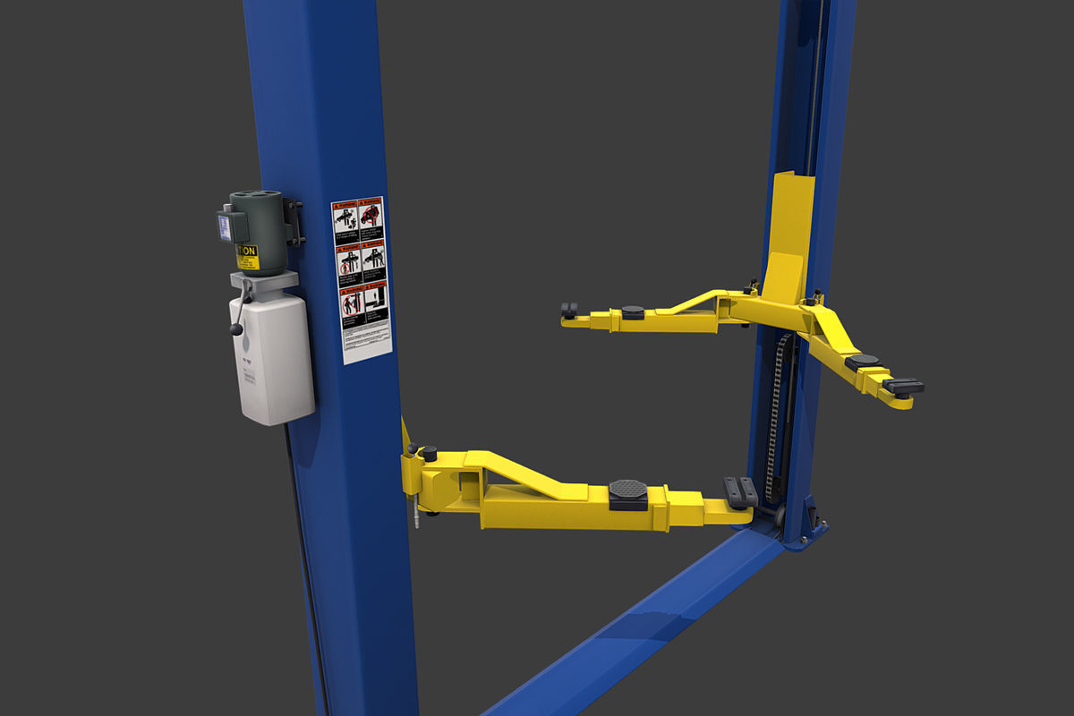 Autoservice Props Pack Low-poly 3D model_2