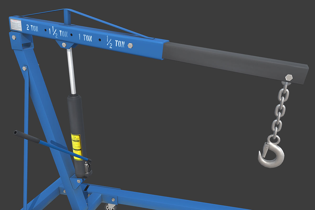 Autoservice Props Pack Low-poly 3D model_11