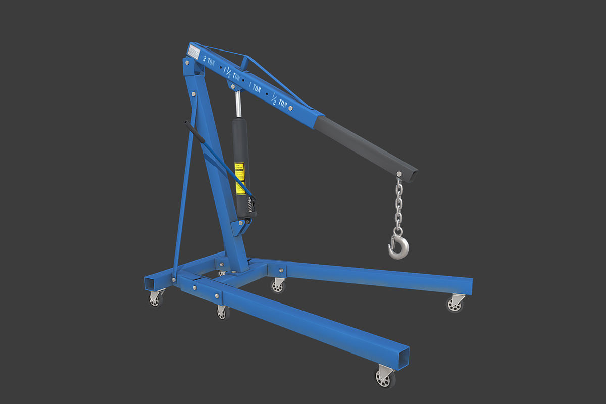 Autoservice Props Pack Low-poly 3D model_10