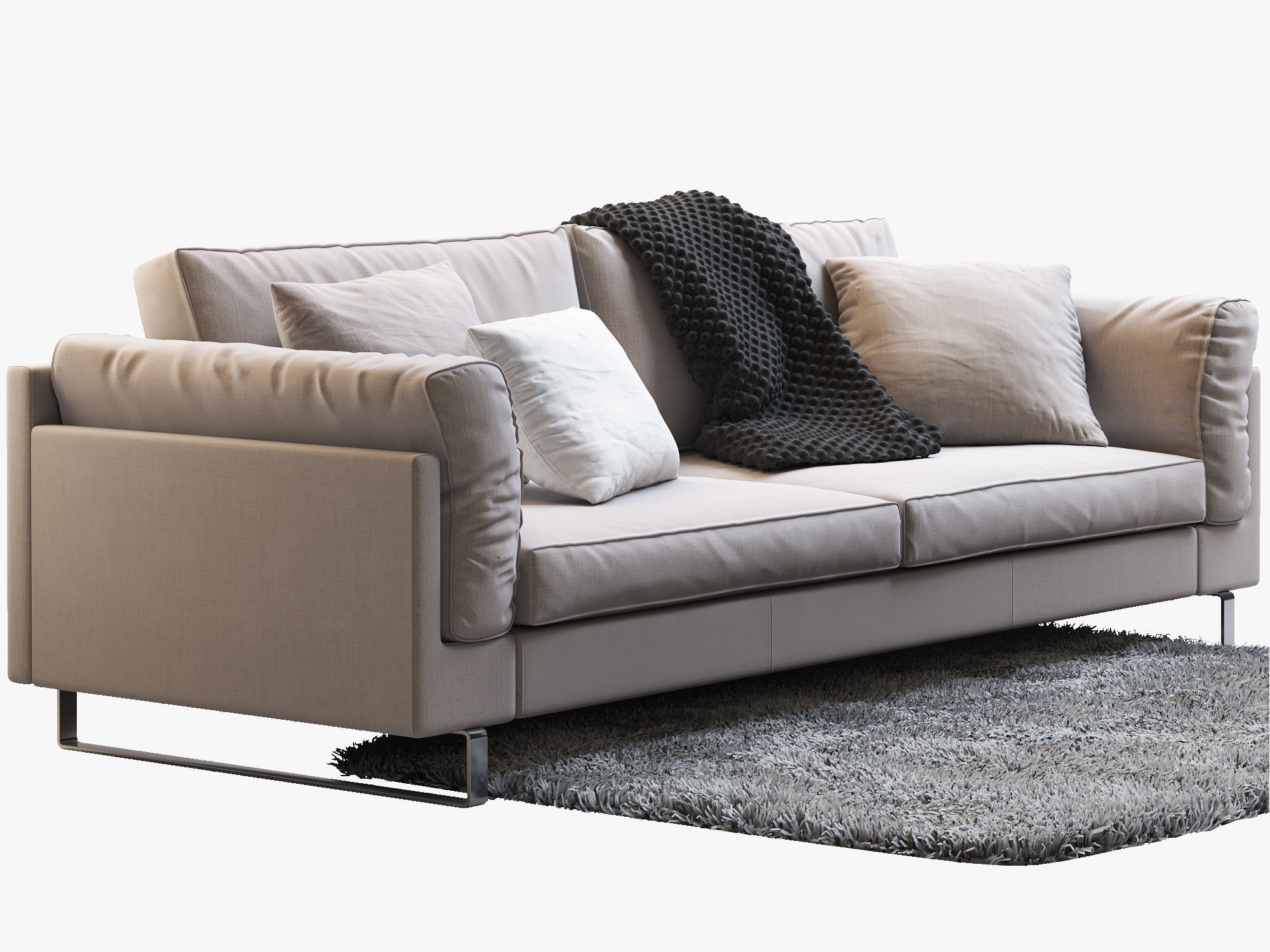 BoConcept Indivi 2 sofa 3D model_3
