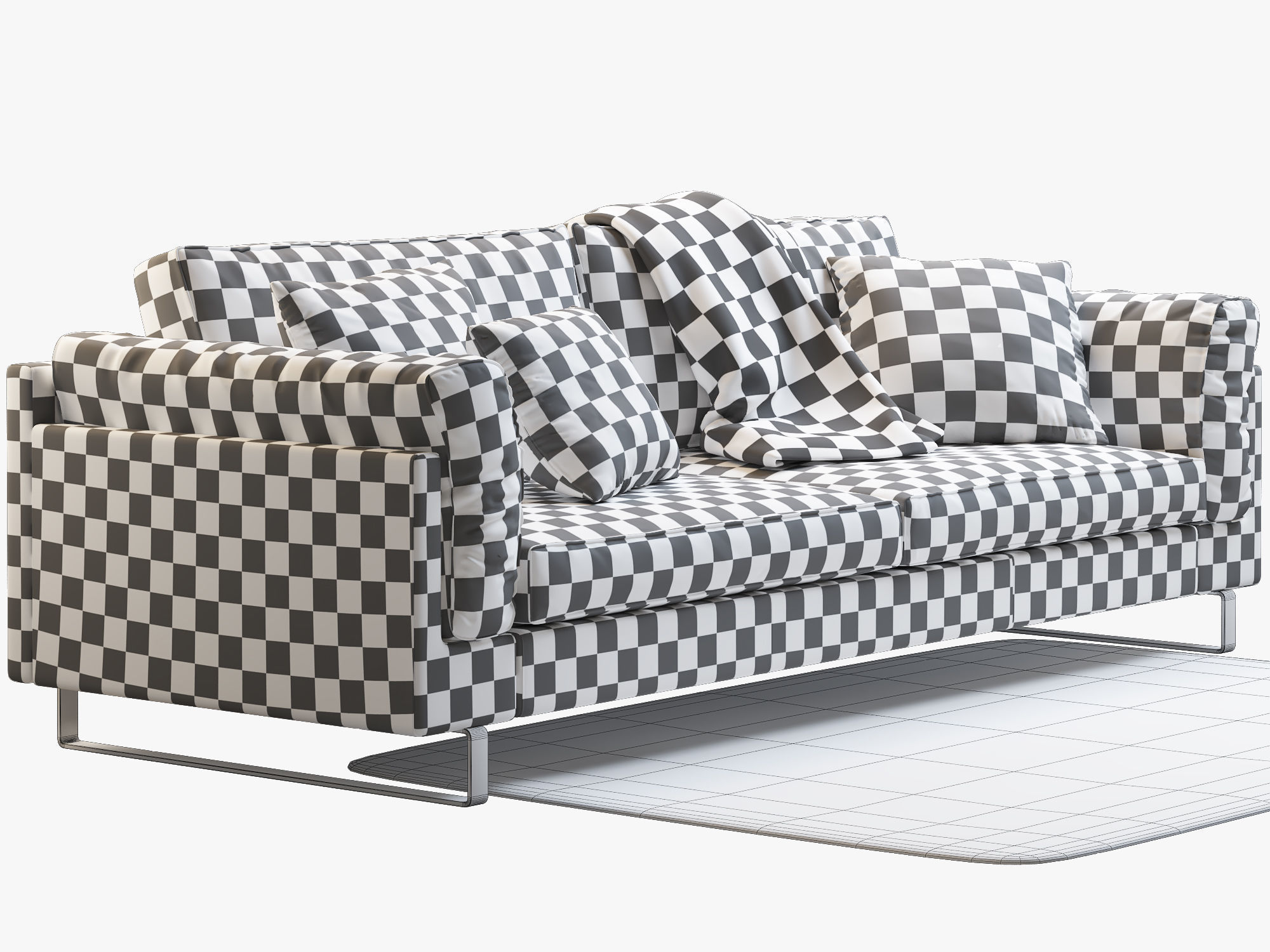BoConcept Indivi 2 sofa 3D model_4