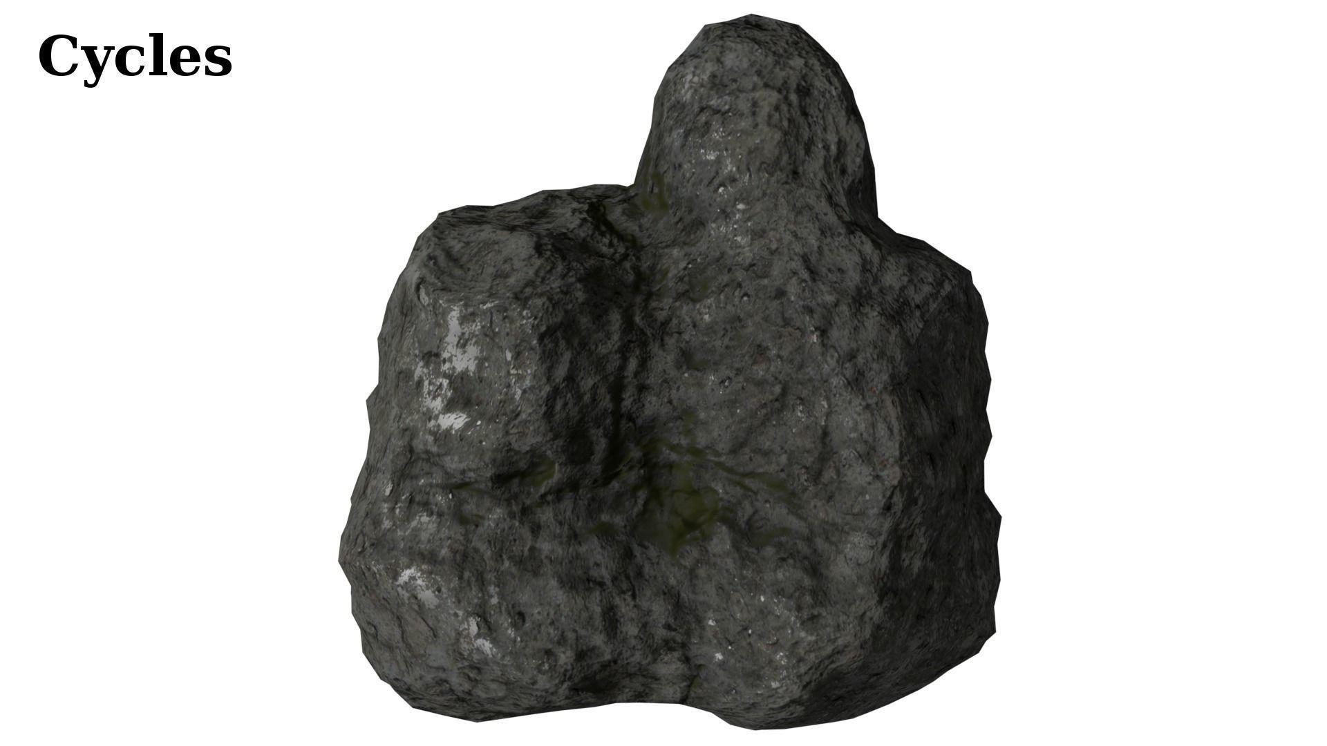 12 Rock Formations Pack Low-poly 3D model_31