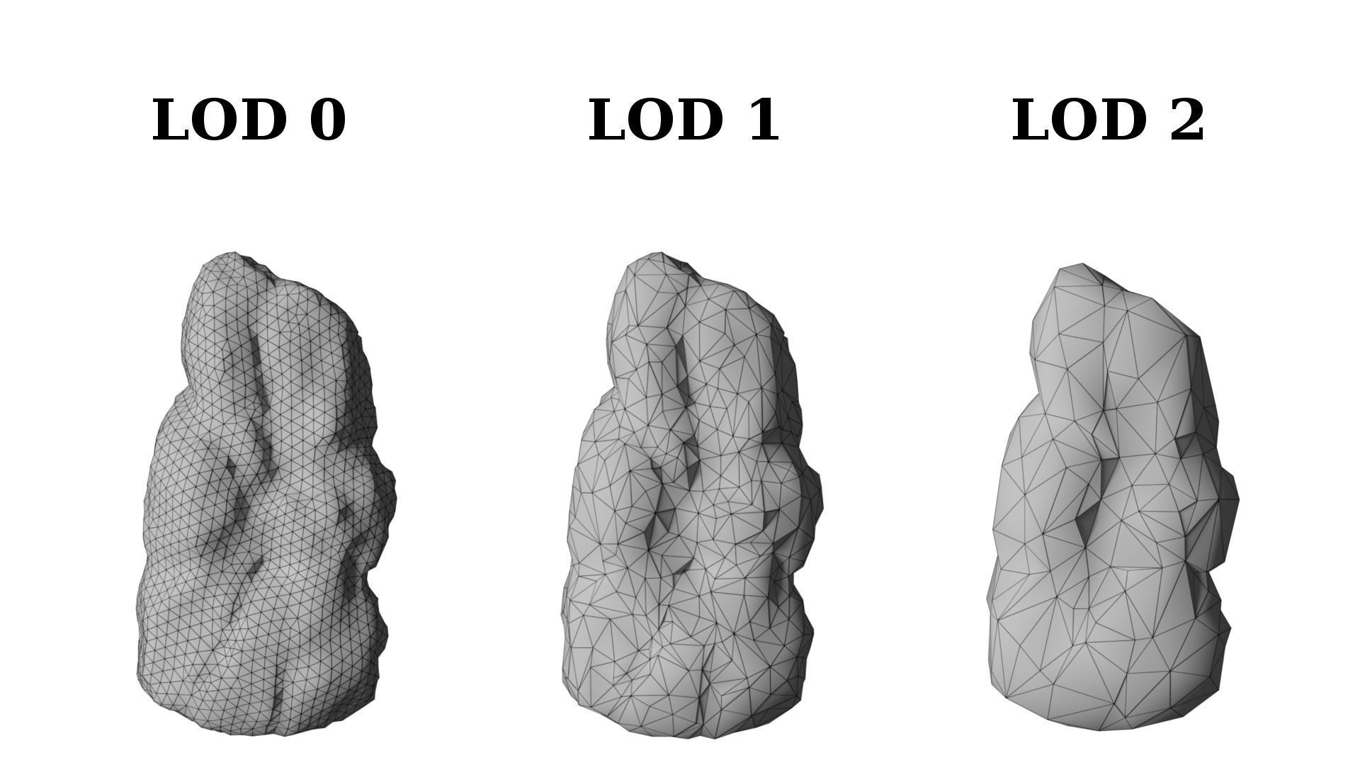 12 Rock Formations Pack Low-poly 3D model_27