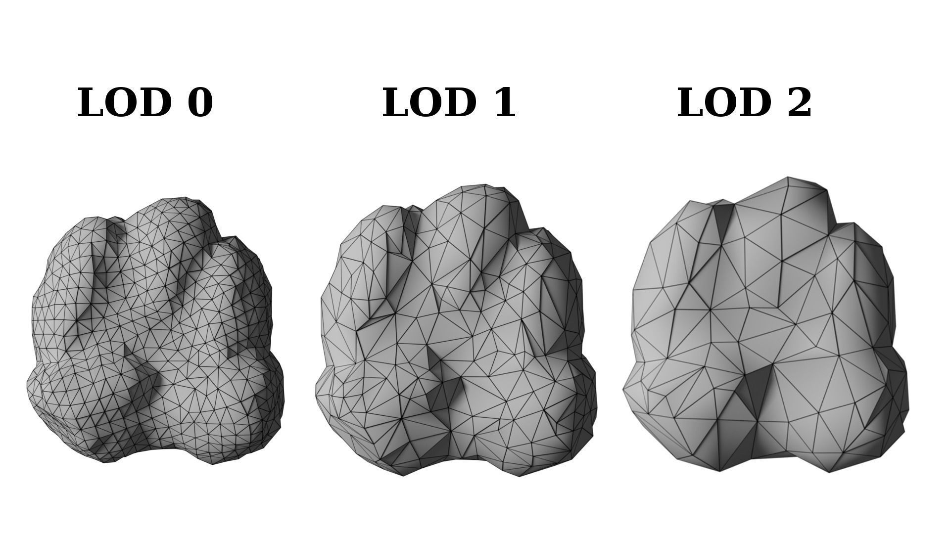 12 Rock Formations Pack Low-poly 3D model_15