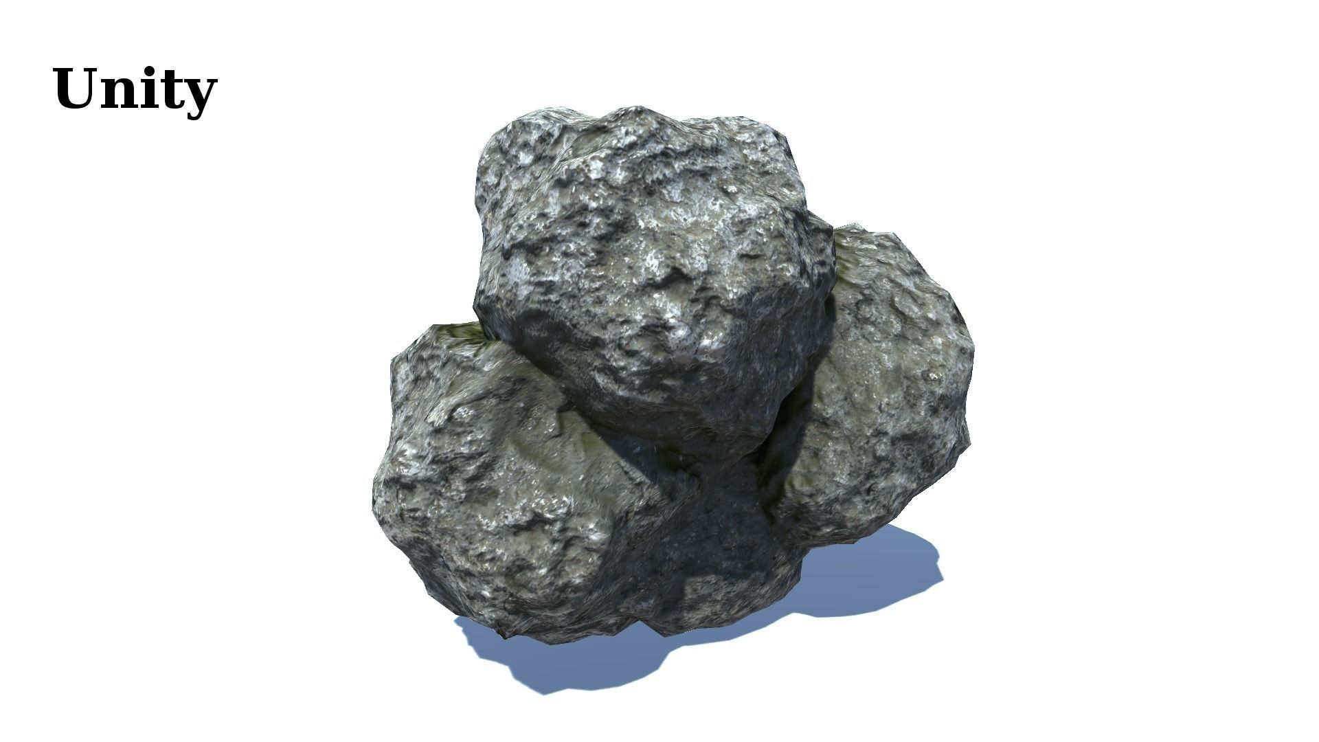 12 Rock Formations Pack Low-poly 3D model_5