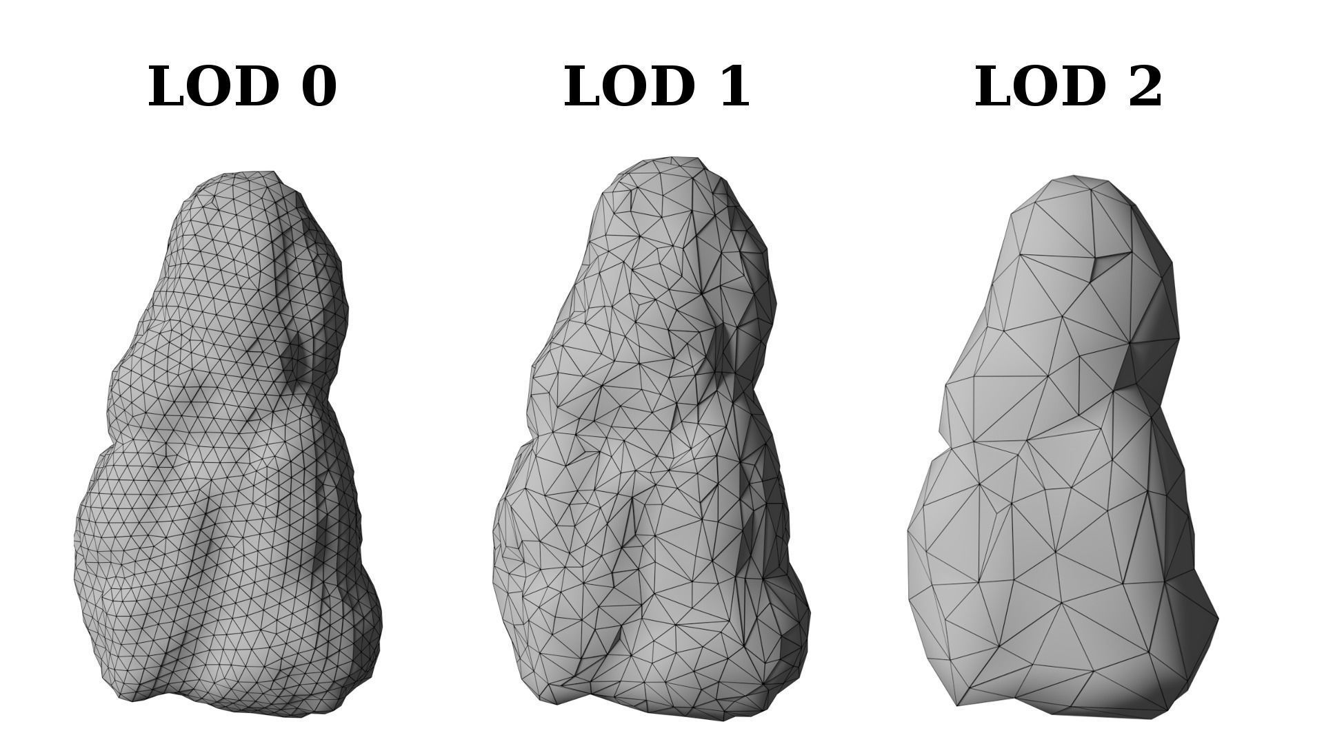 12 Rock Formations Pack Low-poly 3D model_30