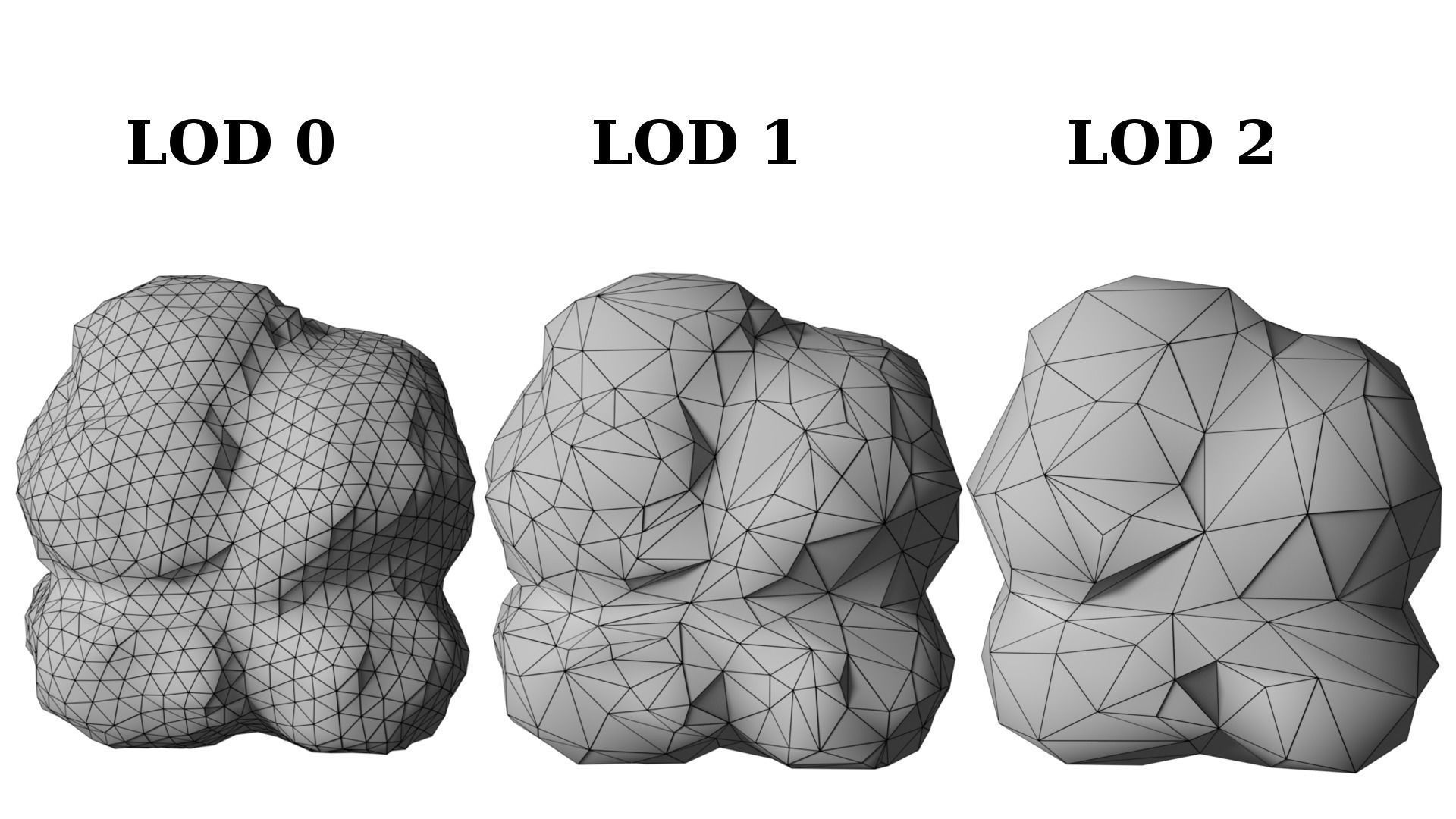 12 Rock Formations Pack Low-poly 3D model_36