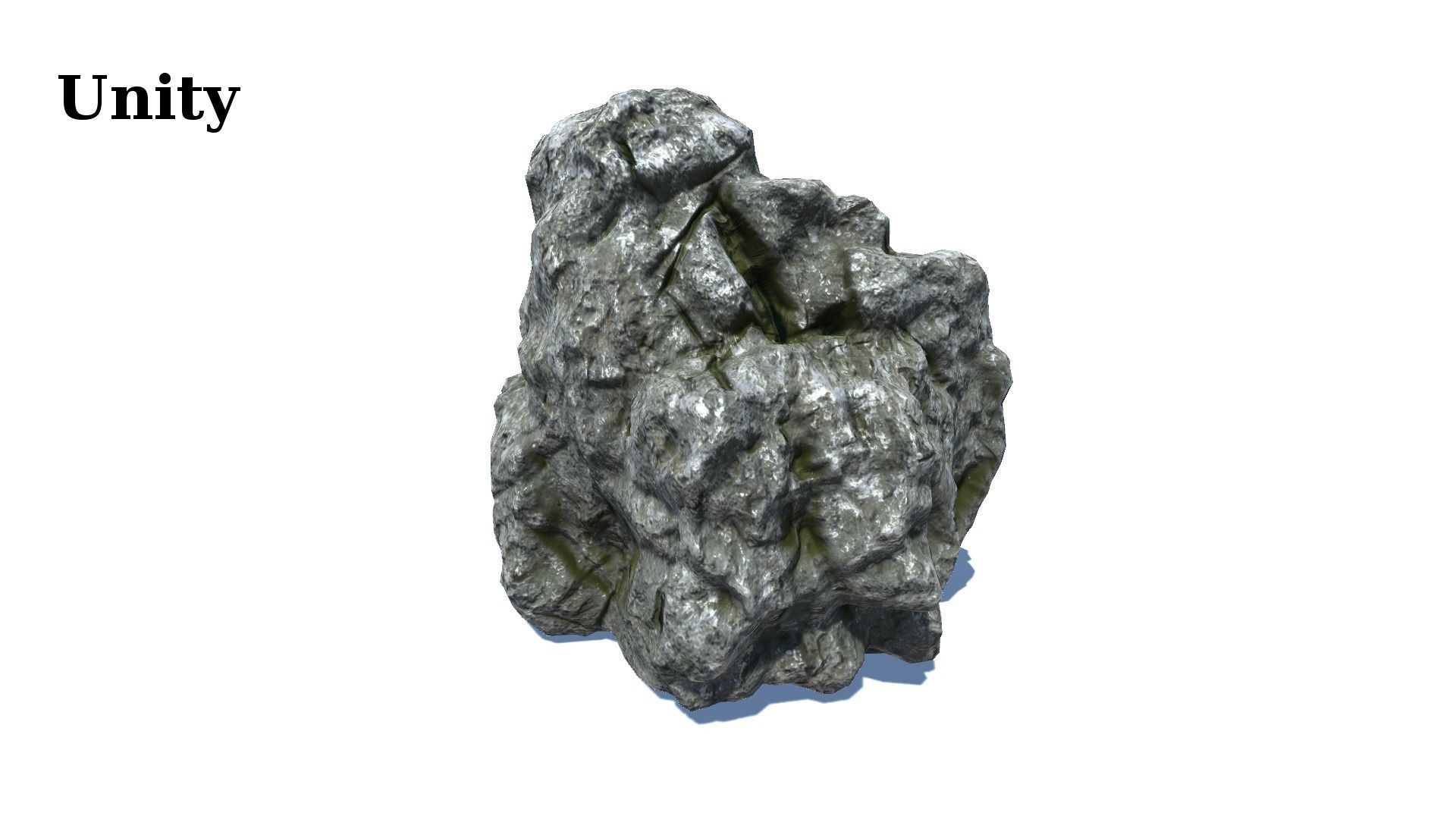 12 Rock Formations Pack Low-poly 3D model_2
