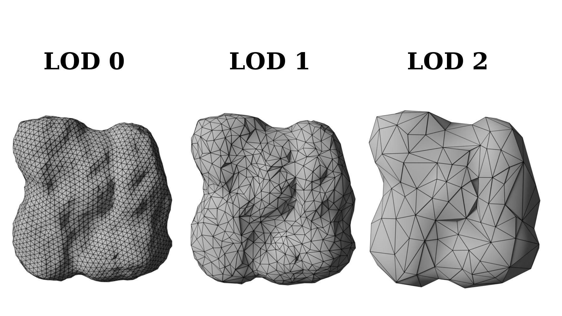 12 Rock Formations Pack Low-poly 3D model_24