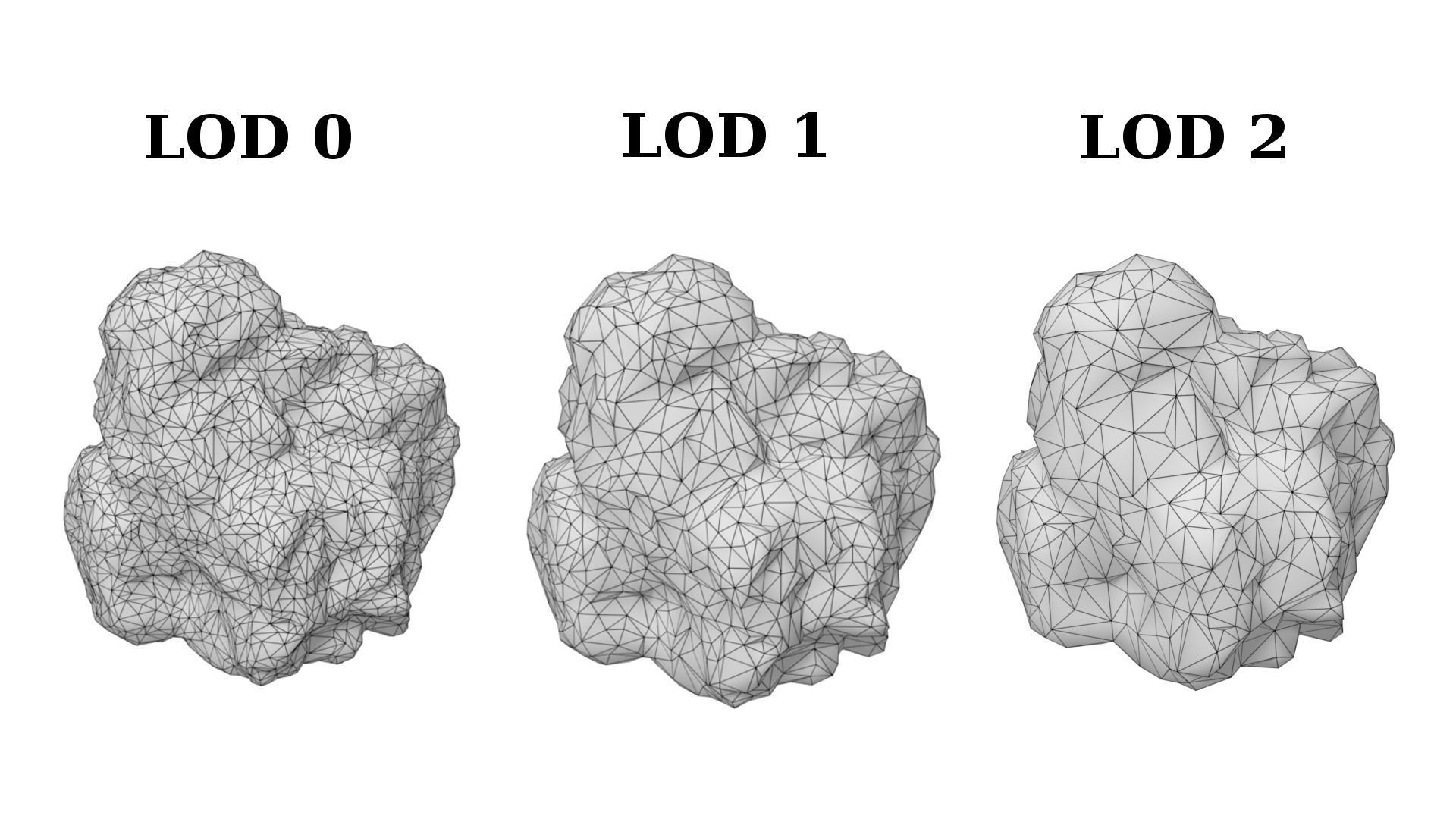 12 Rock Formations Pack Low-poly 3D model_3