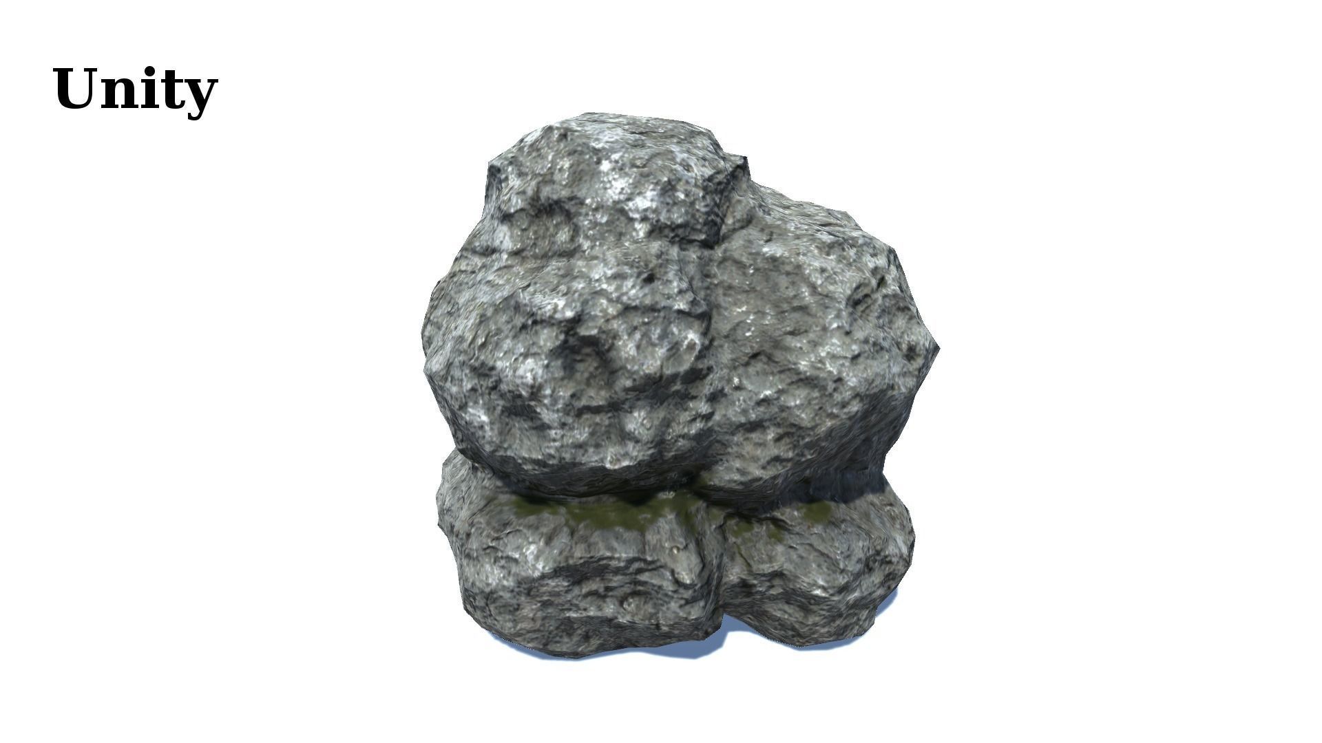 12 Rock Formations Pack Low-poly 3D model_35