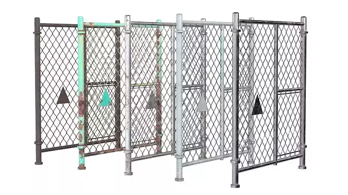 Barbed Wire Fence v1 