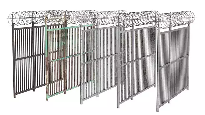 Barbed Wire Fence v5  