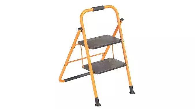 2 Step Metal Ladder    
