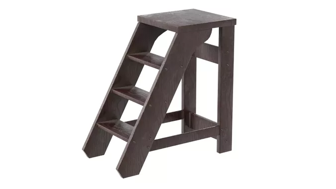 3 Step Wooden Ladder
