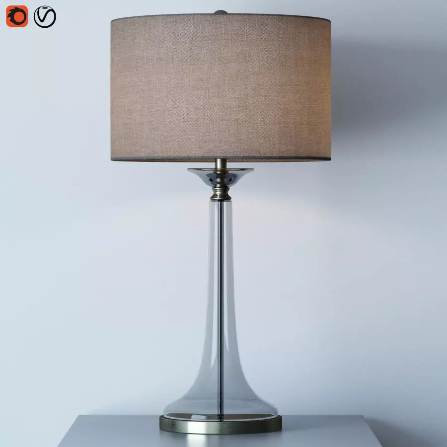 Grandview table lamp 3D model