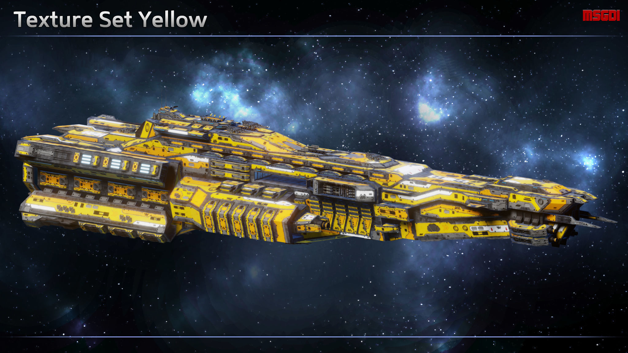 Spaceship Dreadnought Nemesis Low-poly 3D model_13