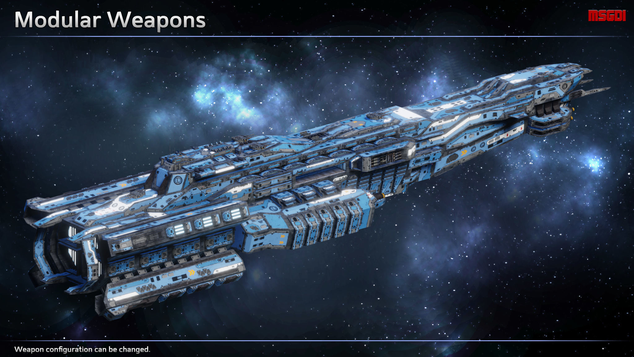 Spaceship Dreadnought Nemesis Low-poly 3D model_5