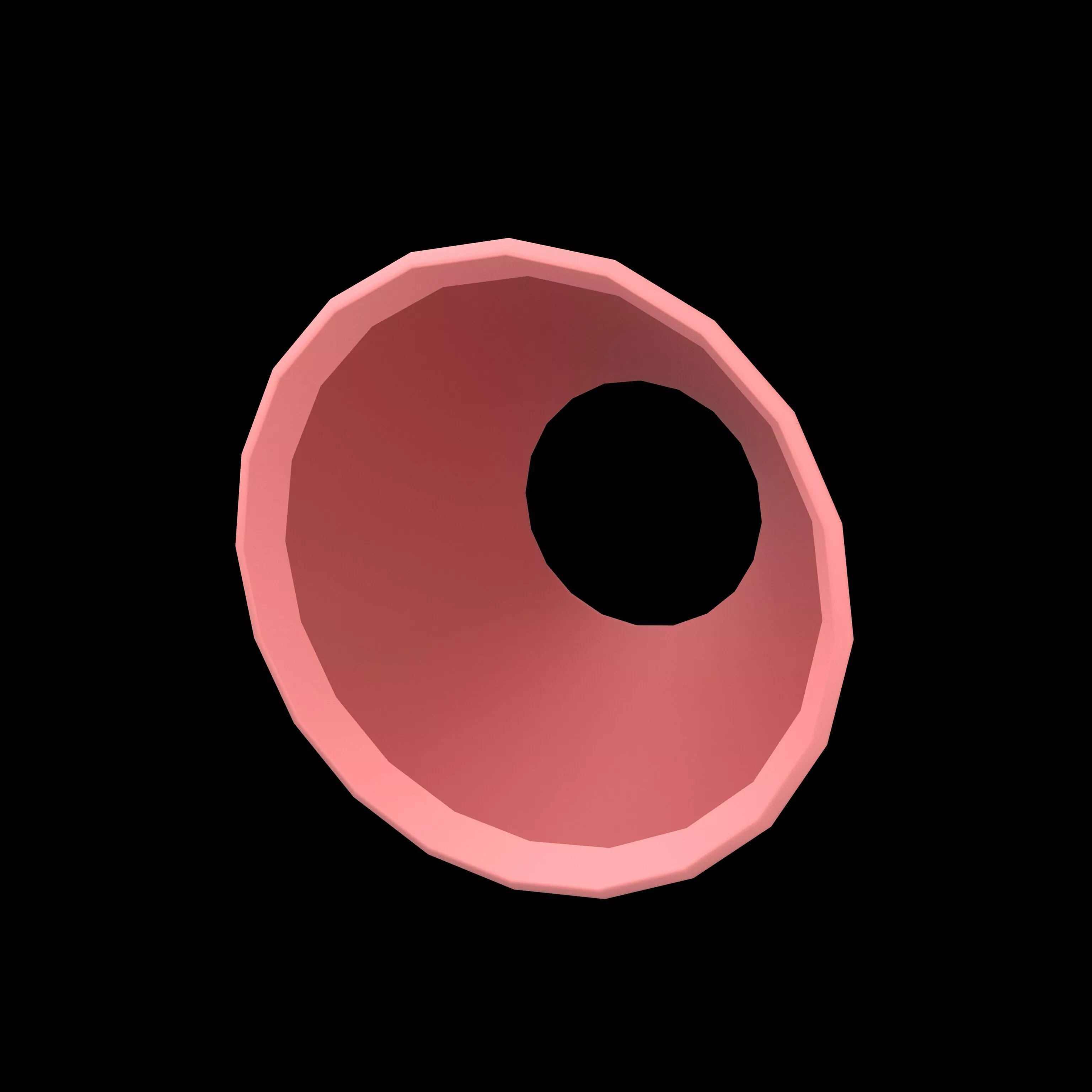 Pet Neck Collar v1 003 Low-poly 3D model