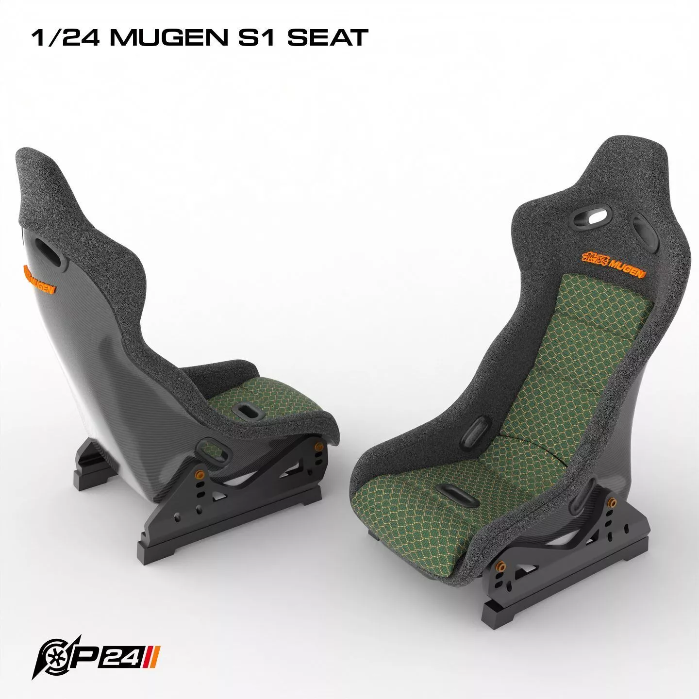 1-24th Mugen S1 seat 3D print model