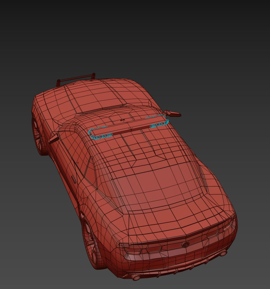 Barricade decepticon transformer - 3d animated model 3D model_20