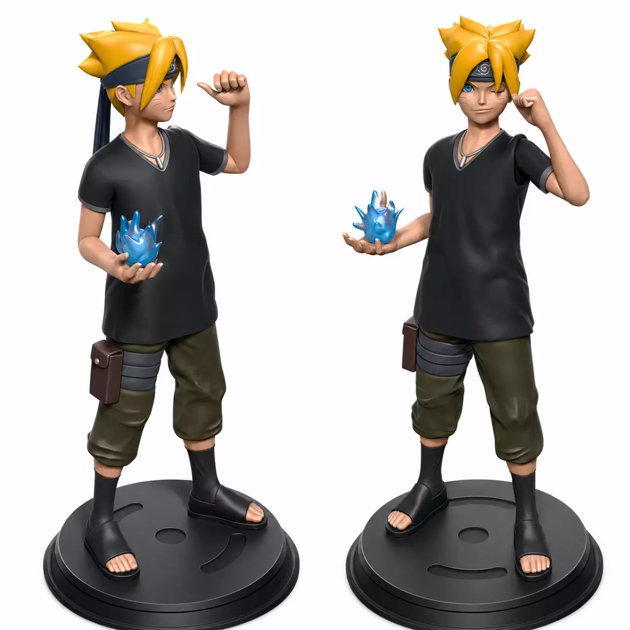 Boruto Uzumaki 3D Printable Statue STL 3D print model