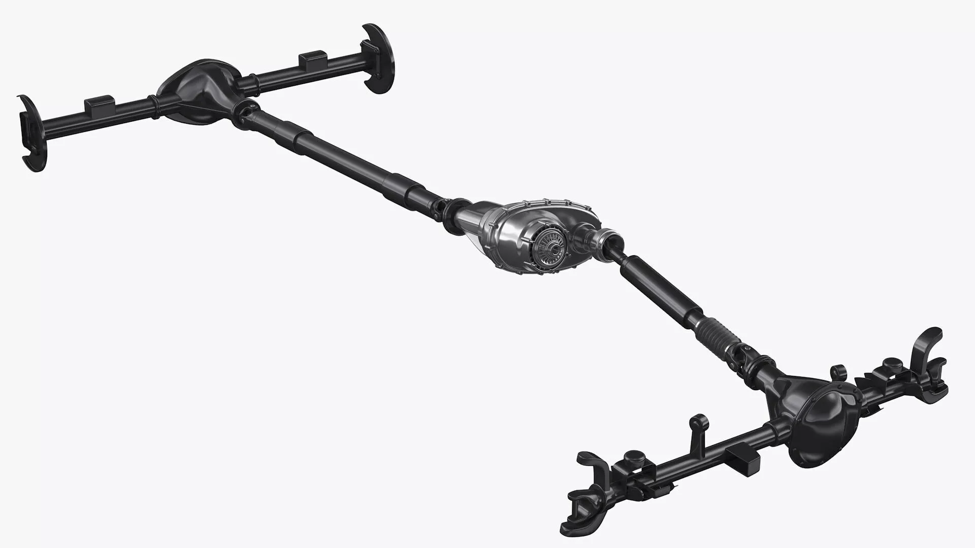 4WD Chassis 3D model