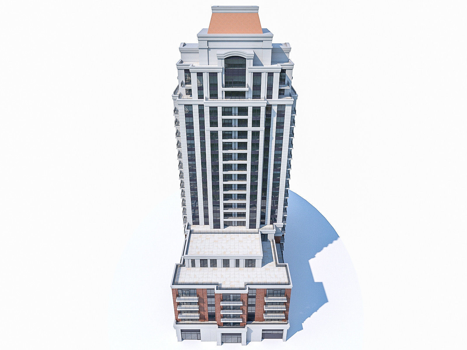 Twin Towers Collection Low-poly 3D model_56