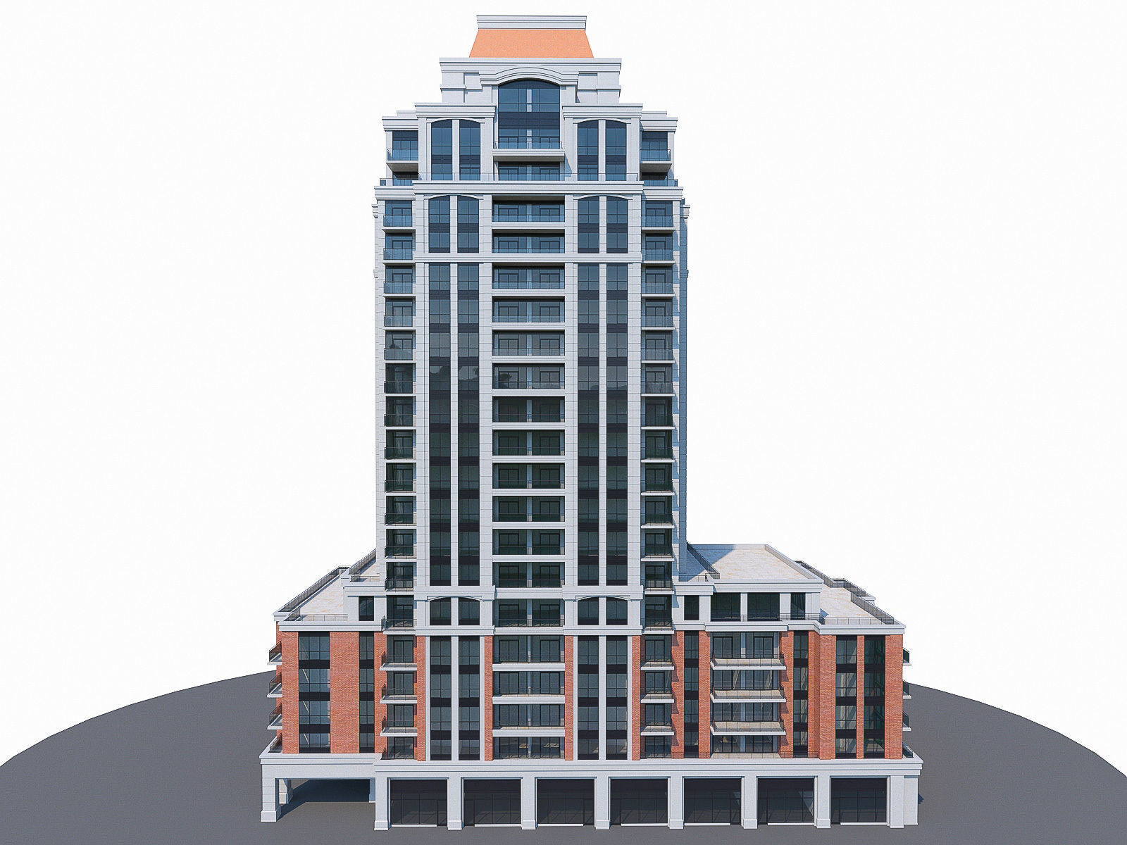 Twin Towers Collection Low-poly 3D model_52