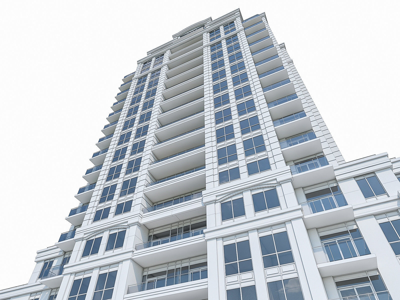 Twin Towers Collection Low-poly 3D model_63