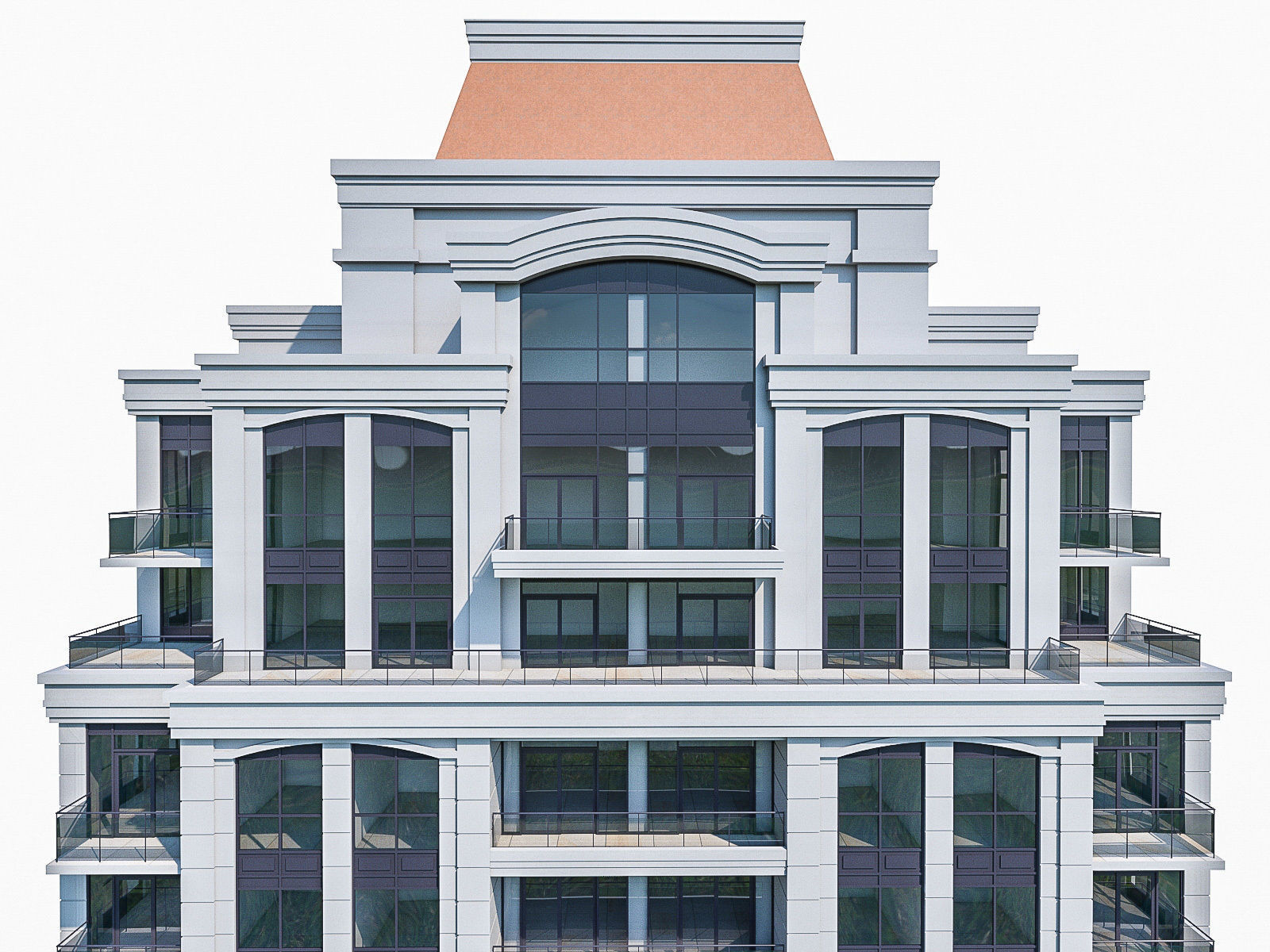 Twin Towers Collection Low-poly 3D model_57